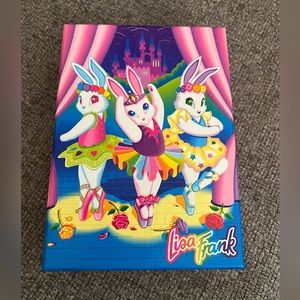 Lisa Frank VintageBallerina Bunnies Storage Box 1990’s RARE